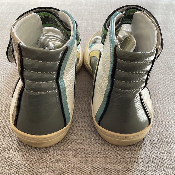 PIERRE HARDY PATENT LEATHER HIGH TOP SNEAKERS 42 - Picture 6 of 7